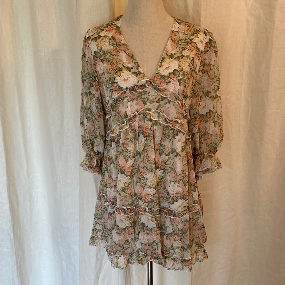 Blue B Collection Floral Dress